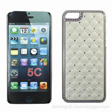 PC Case for iPhone 5C, Post Plating Gypsophila